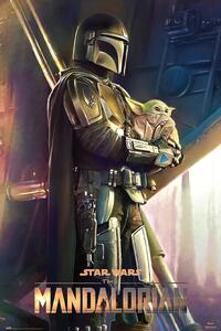 Poster Star Wars: The Mandalorian - Klan od dva