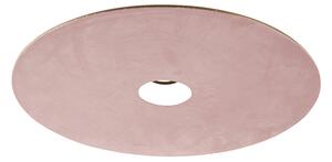 Velur ravni sjenilo ružičasti sa zlatom 45 cm