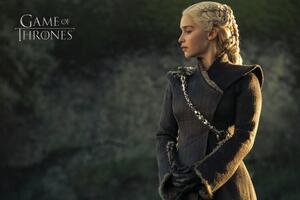 Umjetnički plakat Igra prijestolja - Daenerys Targaryen, (40 x 26.7 cm)