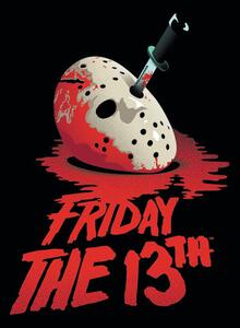 Ilustracija Friday the 13th - Blockbuster, (26.7 x 40 cm)