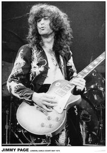Poster Jimmy Page - Earls Court May 1975, (59.4 x 84.1 cm)