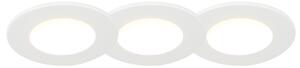 Komplet od 3 ugradna reflektora u kupaonicu okrugli LED 5W bijeli vodonepropusni - Blanca