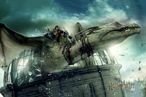 Umjetnički plakat Harry Potter - Dragon ironbelly, (40 x 26.7 cm)