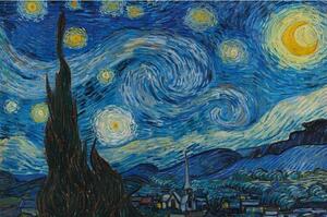 Poster Vincent van Gogh - Zvjezdana noć, (91.5 x 61 cm)