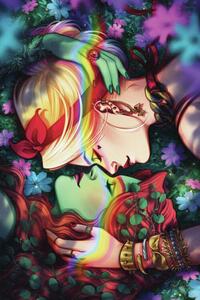 Umjetnički plakat Harley Quinn and Poison Ivy - Love, (26.7 x 40 cm)