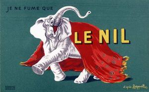 Cappiello, Leonetto - Reprodukcija I only smoke the Nile. Cigarette advertising poster, (40 x 24.6 cm)