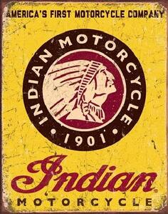 Metalni znak INDIAN MOTORCYCLES - Since 1901, (31.5 x 40 cm)