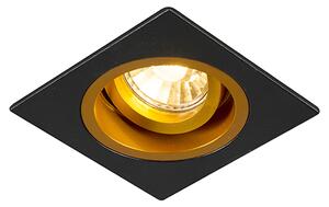 Pametna ugradna spot crna sa zlatnim kvadratom, uključujući Wi-Fi GU10 - Chuck
