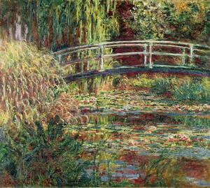 Claude Monet - Reprodukcija umjetnosti Waterlily Pond: Pink Harmony, 1900, (40 x 35 cm)