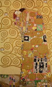 Reprodukcija Fulfilment (Stoclet Frieze) c.1905-09, Gustav Klimt