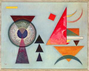 Wassily Kandinsky - Reprodukcija umjetnosti Weiches Hart (Soft Hard) 1927, (40 x 30 cm)