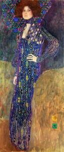 Gustav Klimt - Reprodukcija umjetnosti Emilie Floege, 1902, (21.1 x 50 cm)