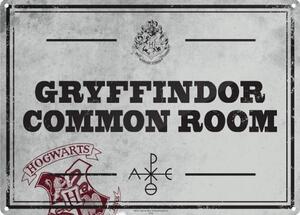 Metalni znak Harry Potter - Common Room, (21 x 15 cm)