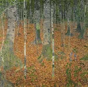 Gustav Klimt - Reprodukcija umjetnosti The Birch Wood, 1903, (40 x 40 cm)