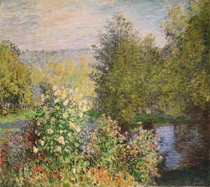 Claude Monet - Reprodukcija A Corner of the Garden at Montgeron, 1876-7, (40 x 35 cm)