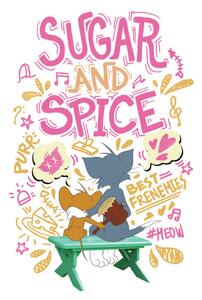Umjetnički plakat Tom i Jerry - Sugar and Spice, (26.7 x 40 cm)