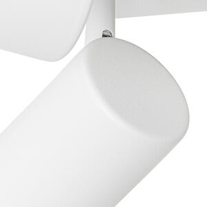 Moderna stropna svjetiljka bijela 4 svjetla podesiva kvadratna - Jeana