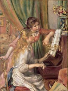 Pierre Auguste Renoir - Reprodukcija umjetnosti Young Girls at the Piano, 1892, (30 x 40 cm)