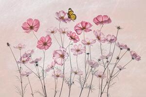 Fotografija Cosmos and Butterfly, Lydia Jacobs