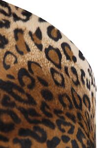 Velur sjenilo leopard dizajn 50/50/25 zlato unutra