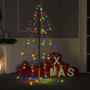 VidaXL Stožasto božićno drvce unutarnje i vanjsko 160 LED 78 x 120 cm
