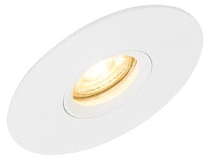 Pametni ugradbeni reflektor bijeli uklj. Wifi GU10 50mm - Buco