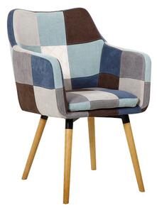 Zondo Blagovaonska stolica Lardo (plavo-bež patchwork) . 744853