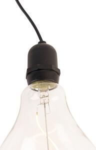 Moderna viseća svjetiljka crna sa LED IP44 - Nomade