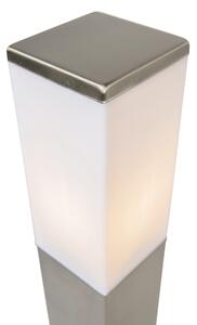 Moderna vanjska svjetiljka 80 cm čelik - Malios