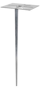 Vanjski stup od crnog opalnog stakla 70 cm uzemljena igla i navlaka za kabel - Danska