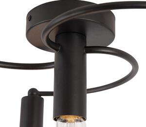 Pametna stropna svjetiljka crna uklj. 4 WiFi G95 - Jednostavna