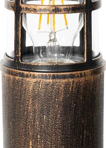 Moderna stojeća vanjska svjetiljka od mesinga IP54 70 cm - Kiki