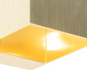 Moderna zidna svjetiljka zlatna - Transfer