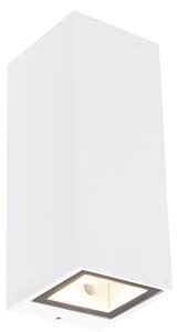 Moderna zidna svjetiljka bijela GU10 AR70 IP54 - Baleno II