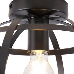 Industrijska stropna svjetiljka crna - Boula