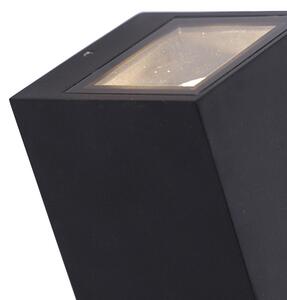 Moderna zidna svjetiljka crna GU10 AR70 IP54 - Baleno II