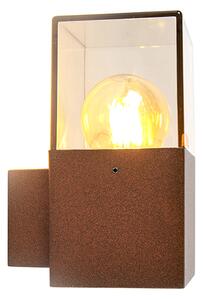 Industrijska vanjska zidna svjetiljka hrđa smeđa IP44 - Danska