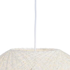 Ruralna viseća lampa bijela 45 cm - Corda