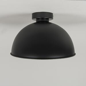 Industrijska stropna svjetiljka crna sa zlatom 30 cm - Magna Basic
