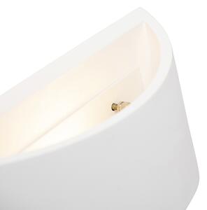 Moderna zidna svjetiljka bijela 20 cm - Gypsy Tum