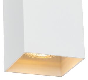 Dizajn zidne svjetiljke bijeli kvadrat - Sabbir