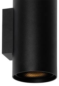 Dizajn zidna svjetiljka crna - Sab Honey