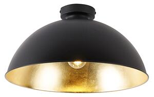 Stropna svjetiljka crna sa zlatom 42 cm podesiva - Magnax