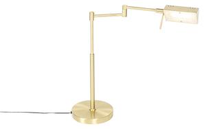 Dizajn stolne svjetiljke zlatne boje s LED diodom s dimerom - Notia