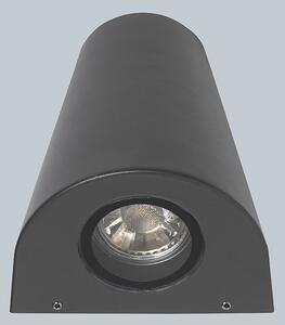 Moderna zidna svjetiljka tamno siva IP44 - Dreamy
