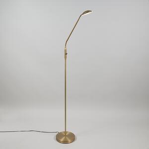 Moderna podna lampa bronza uklj. LED - Eva