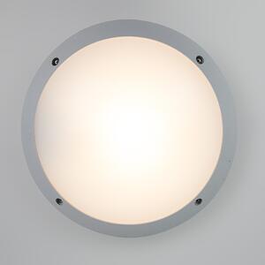 Moderna zidna i stropna svjetiljka siva IP65 - Gelmi