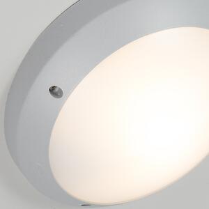 Moderna zidna i stropna svjetiljka siva IP65 - Gelmi