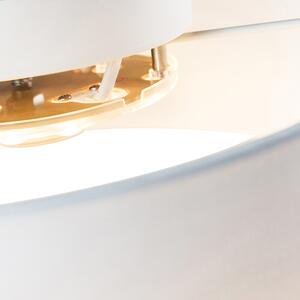 Stropna svjetiljka bijela 30 cm uklj. LED - Drum LED