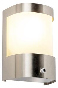 Vanjska zidna svjetiljka od nehrđajućeg čelika svjetlosno-tamni senzor - Mira